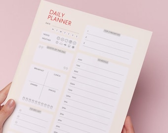 Minimale ADHD-dagplanner | Eenvoudig, flexibel en vrij van overweldiging