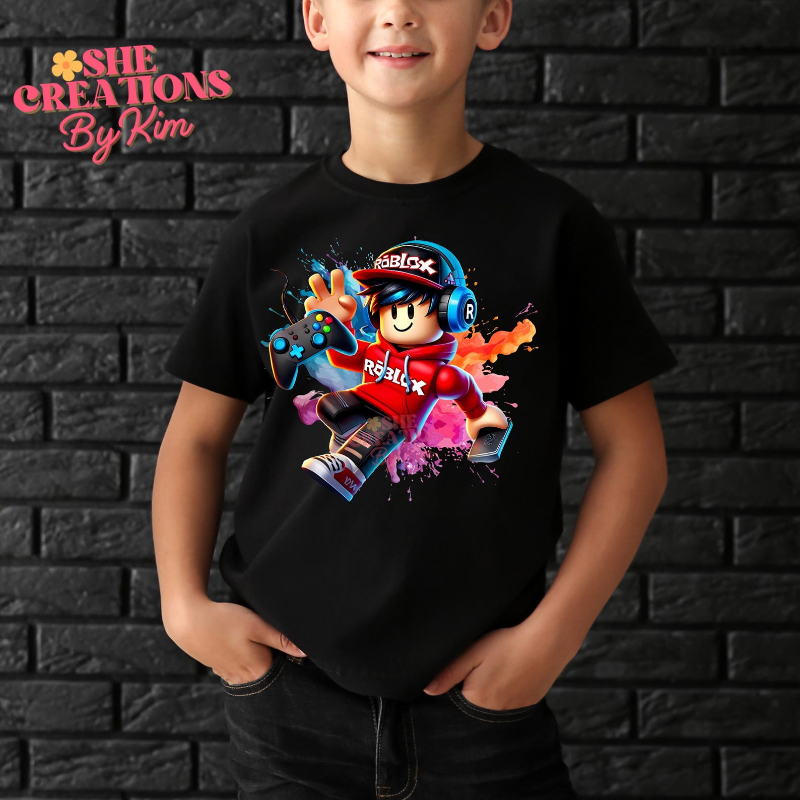 Roblox Boy PNG Gamer Clipart Gaming Stickers Digital Download Il F6l9 