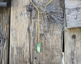 Green Quartz pendulum chain
