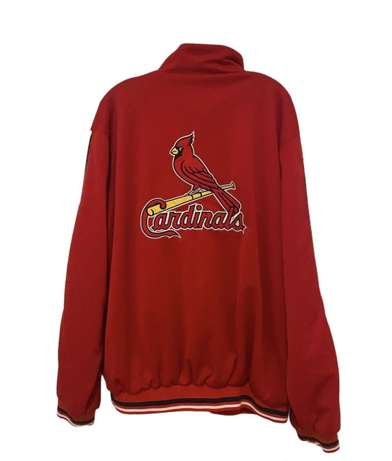 Cardinals Jacket St Louis Zip Windbreaker Genuine… - image 2