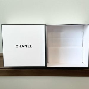 Chanel Beauty Gift BOX - 8.75 x 8.75 x 4 -  Authentic Hales Vintage Closet find! Beauty, Coco Chanel, Luxury Storage Box with Lid. Gift Idea