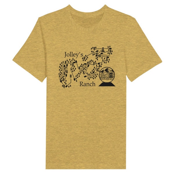 Jolley's Ranch (Schwarz) - Premium Disc Golf T-Shirt