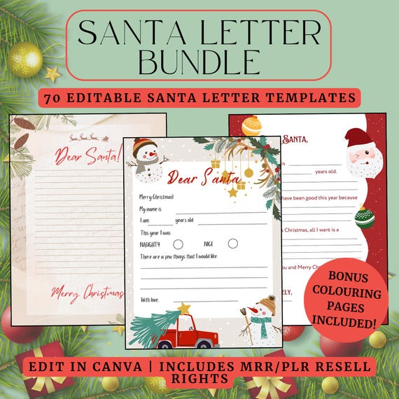 What is Santa's 5-in-1 Coloring Activity Pages PLR?