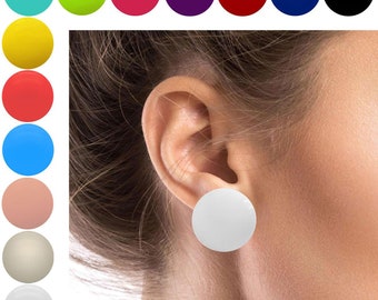 süsse rockabilly Ohrstecker rund 2,5cm in der Farbe
