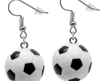 1 Paar Fußball Ohrringe
