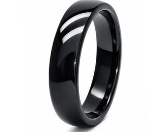 Keramikring in schwarz