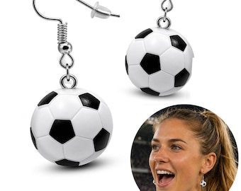 1 Paar Fußball Ohrringe