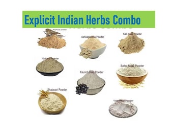 Ayurvedic Herbs Powder Combo: Shatavari, Gokhru, Ashwagandha