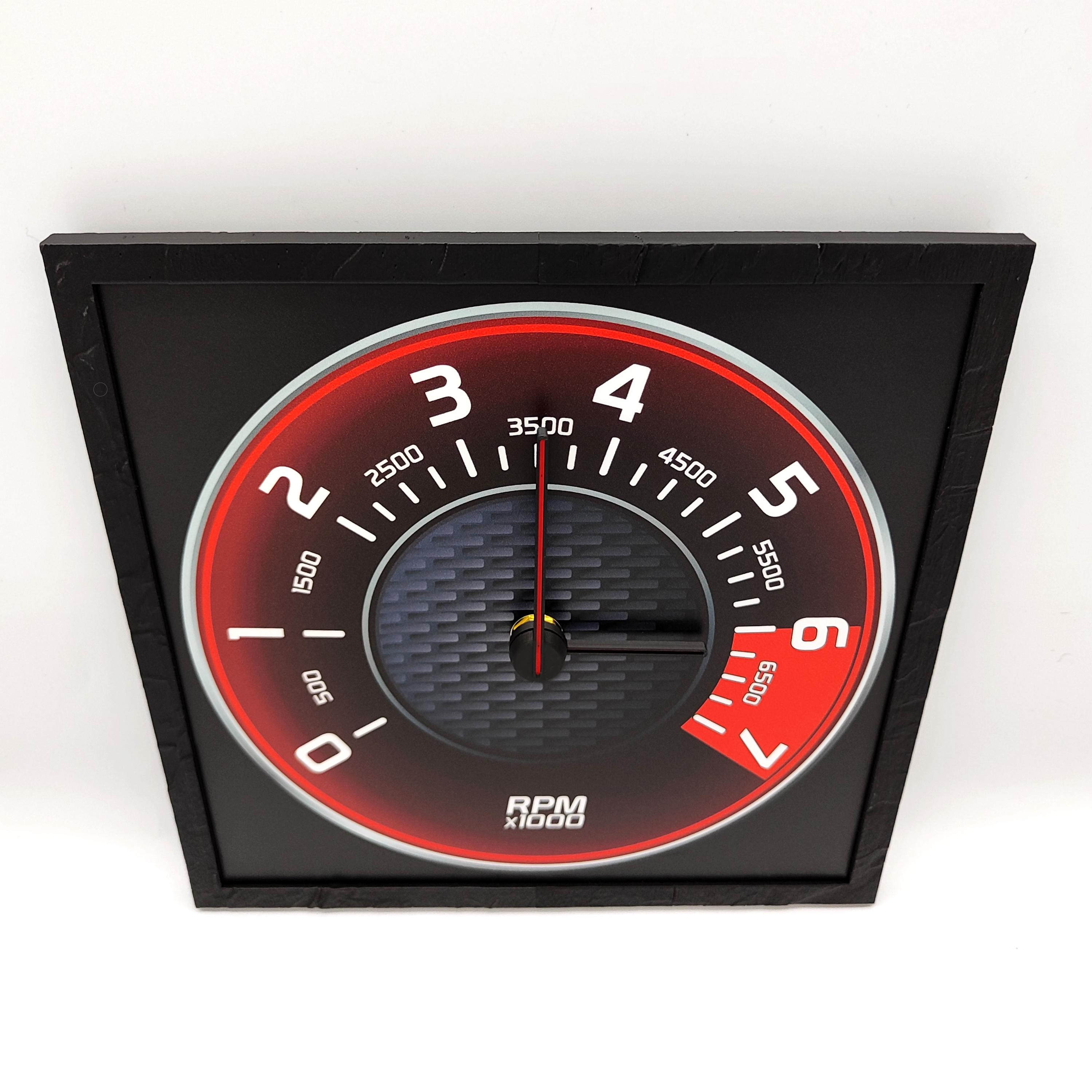 Dodge Challenger SRT Speedometer Wall Clock, Desk Accessories, Car Guy ...