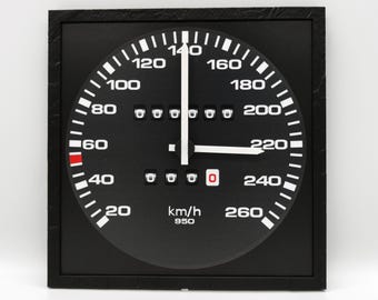 Volkswagen Golf GTI snelheidsmeter wandklok, bureauaccessoires, cadeau automan, auto-interieur thema, autoliefhebbers, race-interieur