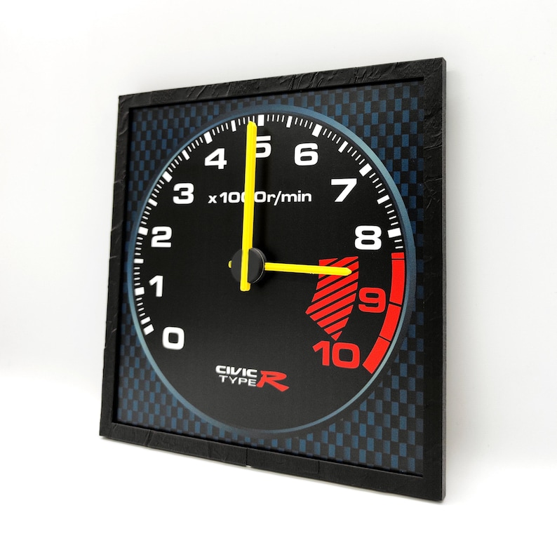 Honda Civic Type-r Speedometer Wall Clock, Desk Accessories, Car Guy ...