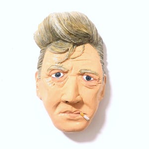 Handgemaakte koelkastmagneet van David Lynch