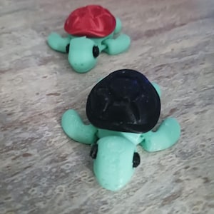 Turtle Love, 3D flexi toy, Desk toy topper