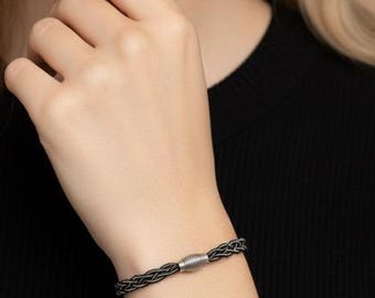 Handmade Kazaziye Braided Copper Bracelet, Unisex Jewelry