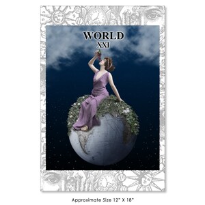 The World Tarot Card Poster