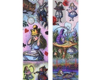 Alice in Wonderland Bookmark - Printed Plastic Bookmark