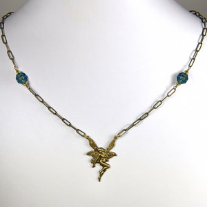 Queen Mab Fairy Necklace with crystal drops