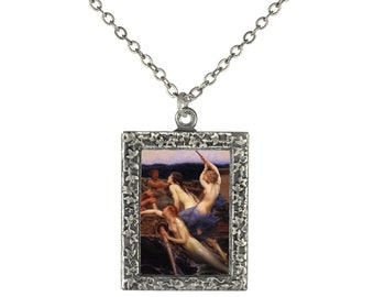 The Three Sirens Mermaid Pendant Necklace