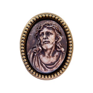 Crowned in Sorrow - Jesus Crown of Thorns Brooch - Christ Pin - Christ Brooch