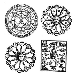 Juego de sellos de caucho sin montar de Alchemy Astronomy RS-AA-Umtd