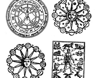 Alchemy Astronomy Unmounted Rubber Stamp Set