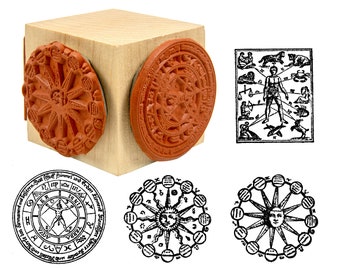 Alchemy Astrology Rubber Stamp Set