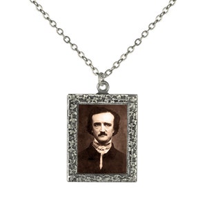 Edgar Allen Poe Pendant Necklace