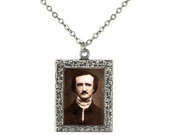 Edgar Allen Poe Pendant Necklace