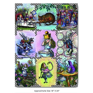 Alice in Wonderland Poster 24 in x 18 in *