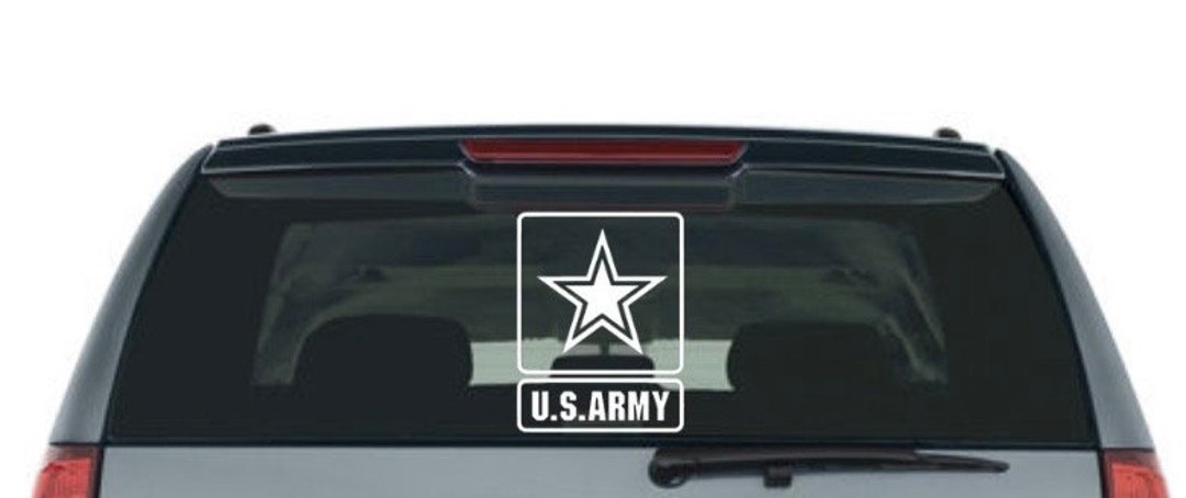 US Army Vinyl Decal, Car Window Sticker, Trendy, Positive - Etsy
