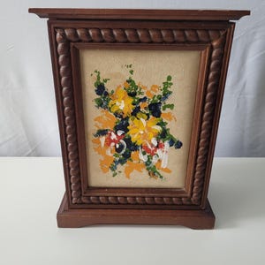Vintage Jewelry Box C1960's Japan W/music Box Gold Velvet