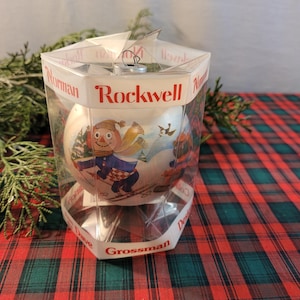 Vintage 1986 Norman Rockwell Christmas Ornament