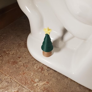 Toilet Bolt Cover Christmas Tree