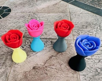 Bloemen toiletboutcovers – bloemen badkamerdecor – decoratieve toiletboutdoppen – schattig badkameraccessoire – woondecoratieaccent