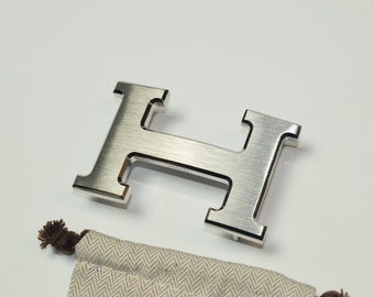 Vintage Hermes 38MM Silver Buckle