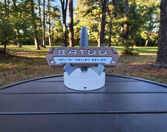 3D Printed Batuu Sign – Galaxy's Edge Inspired Star Wars Decor