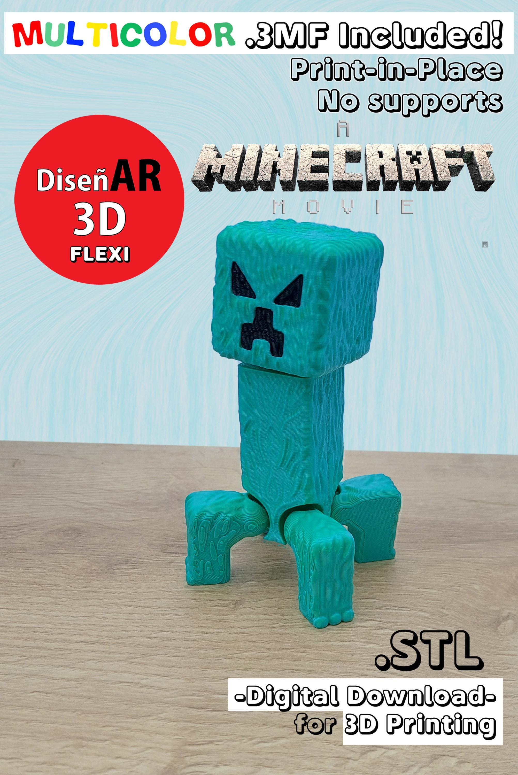 Figuras De Minecraft Para Imprimir Y Armar Creeper 3d Print México
