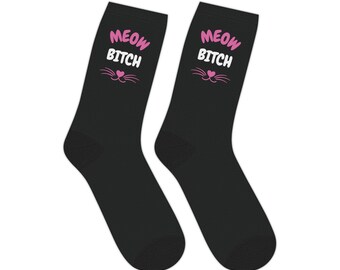 Calcetines largos Meow Bitch Talla única