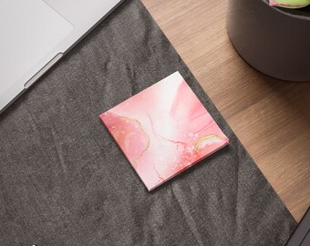 Post-it® notitieblokken met roze en gouden accenten