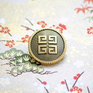 ジバンシィ　ビンテージボタン5コ r-gi-c-0545-01.jpg