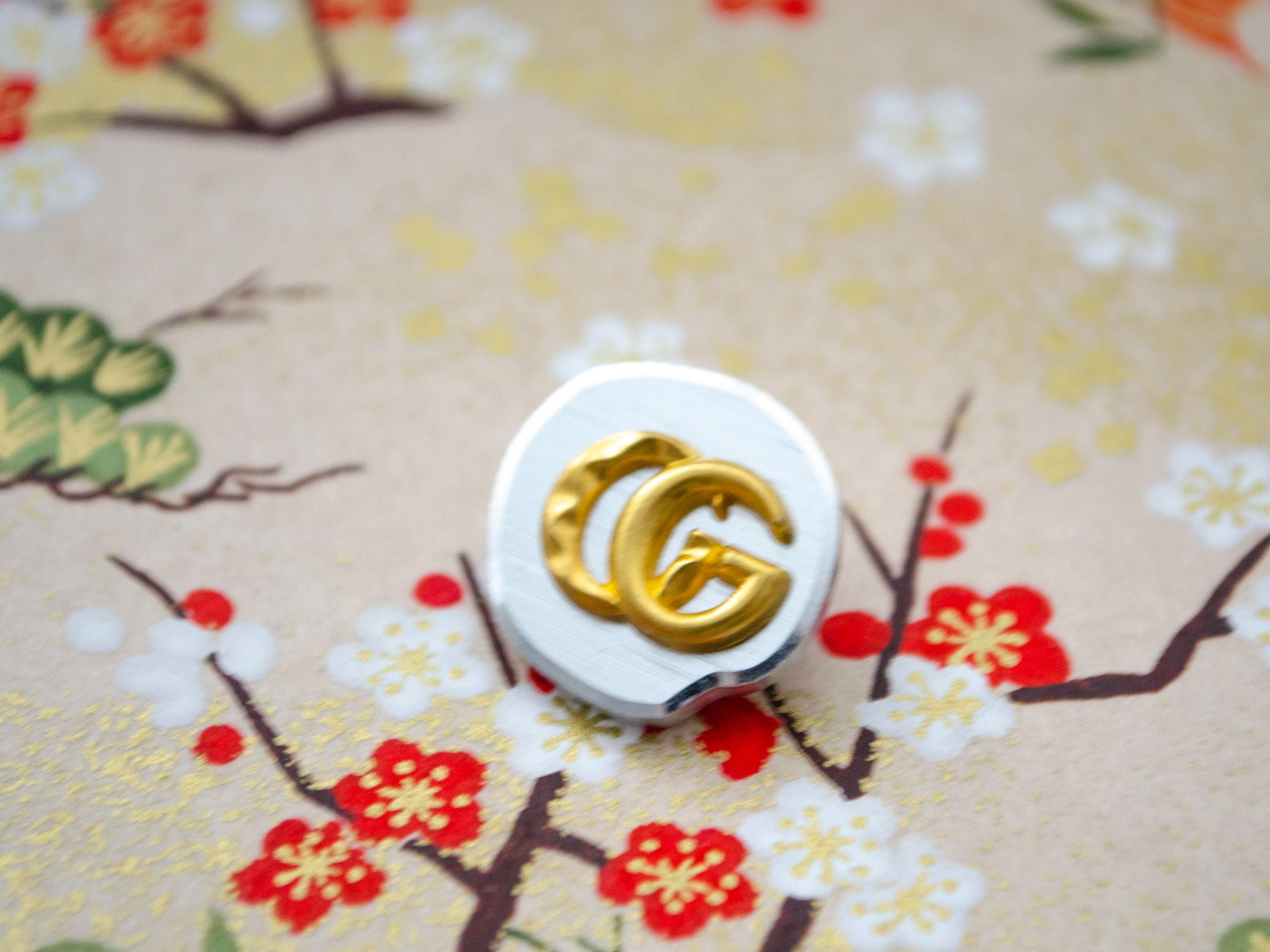 GUCCI オールドグッチ ヴィンテージ GG カフスボタン ゴールド レッド Gucci Gg Buttons - Etsy