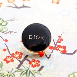 Bottoni neri vintage Dior. 2 misure