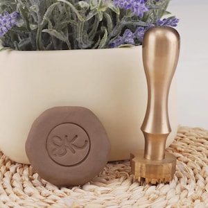 Sello de cerámica personalizado, sello de arcilla personalizado, sello de latón para cerámica, sello para cerámica, sellos de letras personalizados para arcilla, regalo para el Día de la Madre