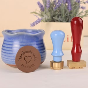 Custom Pottery Stamp with Your Name, Personalized Ceramics Stamp, Polymer Clay Stamp, Handmade Pottery Tools, Gifts for Pottery Makers