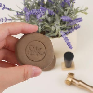Firma de arcilla personalizada, sello de cerámica personalizado, sello de latón para cerámica, sello para cerámica, sellos de letras personalizados para arcilla, molde de latón para arcilla
