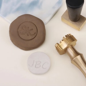 Benutzerdefinierte Messing Keramik Stempel, Ton Stempel mit Künstlersignatur, personalisierte Keramik Logo Stempel, Keramik Stempel Hersteller Mark