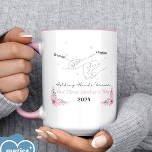 Our First Mother&#39;s Day Mug •Personalized Name Mug For First Time Mom •First Time Mom Gifts •First Mother&#39;s Day Gifts From Baby •Pers