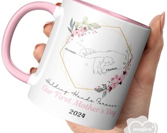 Our First Mother's Day Mug •Personalized Name Mug For First Time Mom •First Time Mom Gifts •First Mother's Day Gifts From Baby •Pers