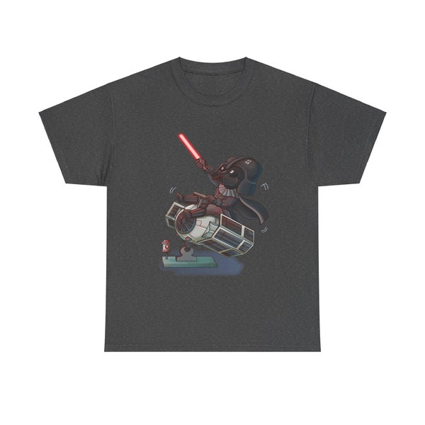 Darth Vader Cute T-shirt - tee - Star Wars t-shirt - Cute - Unisex Heavy Cotton Tee