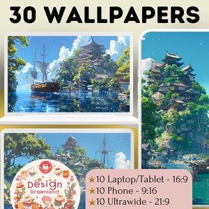 Cute Desktop Wallpaper, Adorable Ghibli Anime Screensaver, Studio Ghibli Inspired Phone Background, Lock Screen Gift